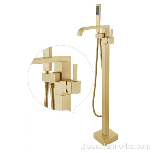 Stainless Steel Bathtub Faucet Freestanding Bathtub Faucet Bathtub Brushed Nickel Factory